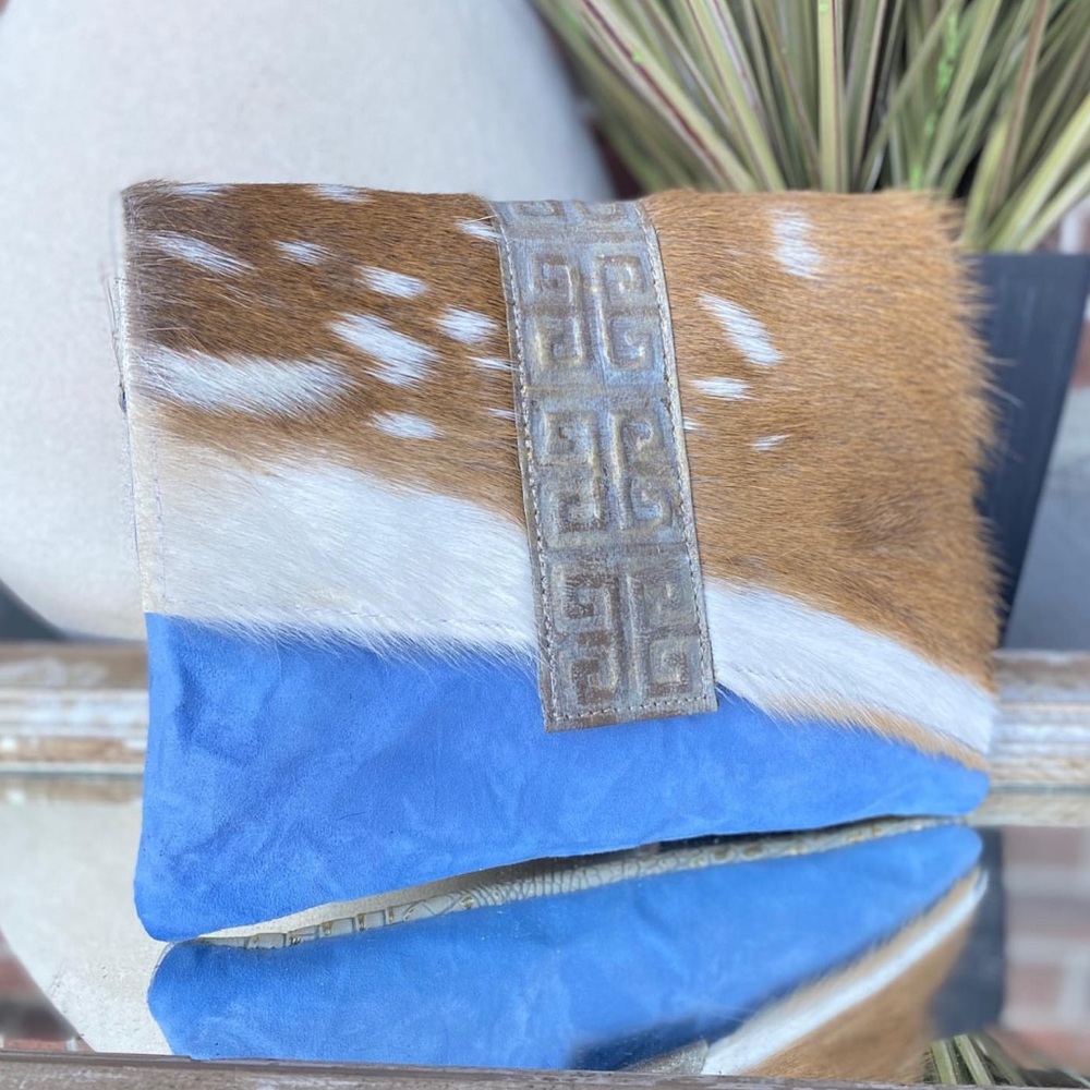 STROM RINZEN Stylish Brown and Blue Bag